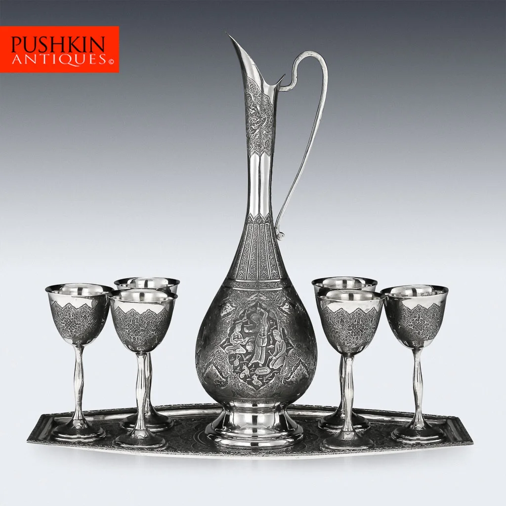 Rare vintage 20century pure silver
